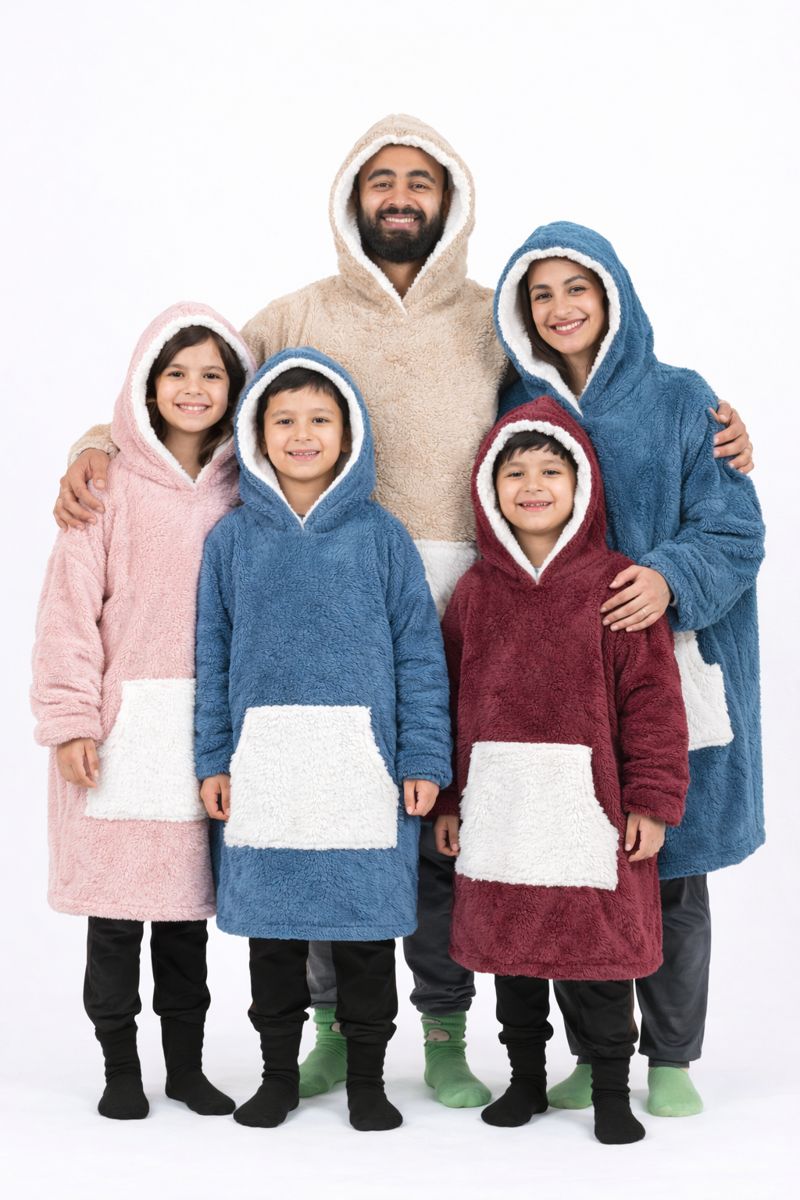 Capuche oversize chaude pour l’hiver de la marque marocaine Akkous